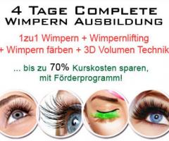 Wimpern Stylistin Ausbildung zertifiziert 4Tage Furtwangen im Schwarzwald
