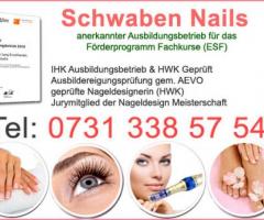 Komplettausbildung Kosmetik Wimpern Needling BB-Glow Nageldesign Fußpflege zertifiziert 20 Tage Hockenheim