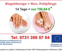 Nageldesign Ausbildung + Fußpflege Ausbildung zertifiziert 14 Tage Hockenheim